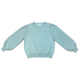 Lush Sweater color:Pistachio Size:1X NWOT Crew Neck Billowy sleeve